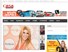 Tablet Screenshot of casamagazine.com
